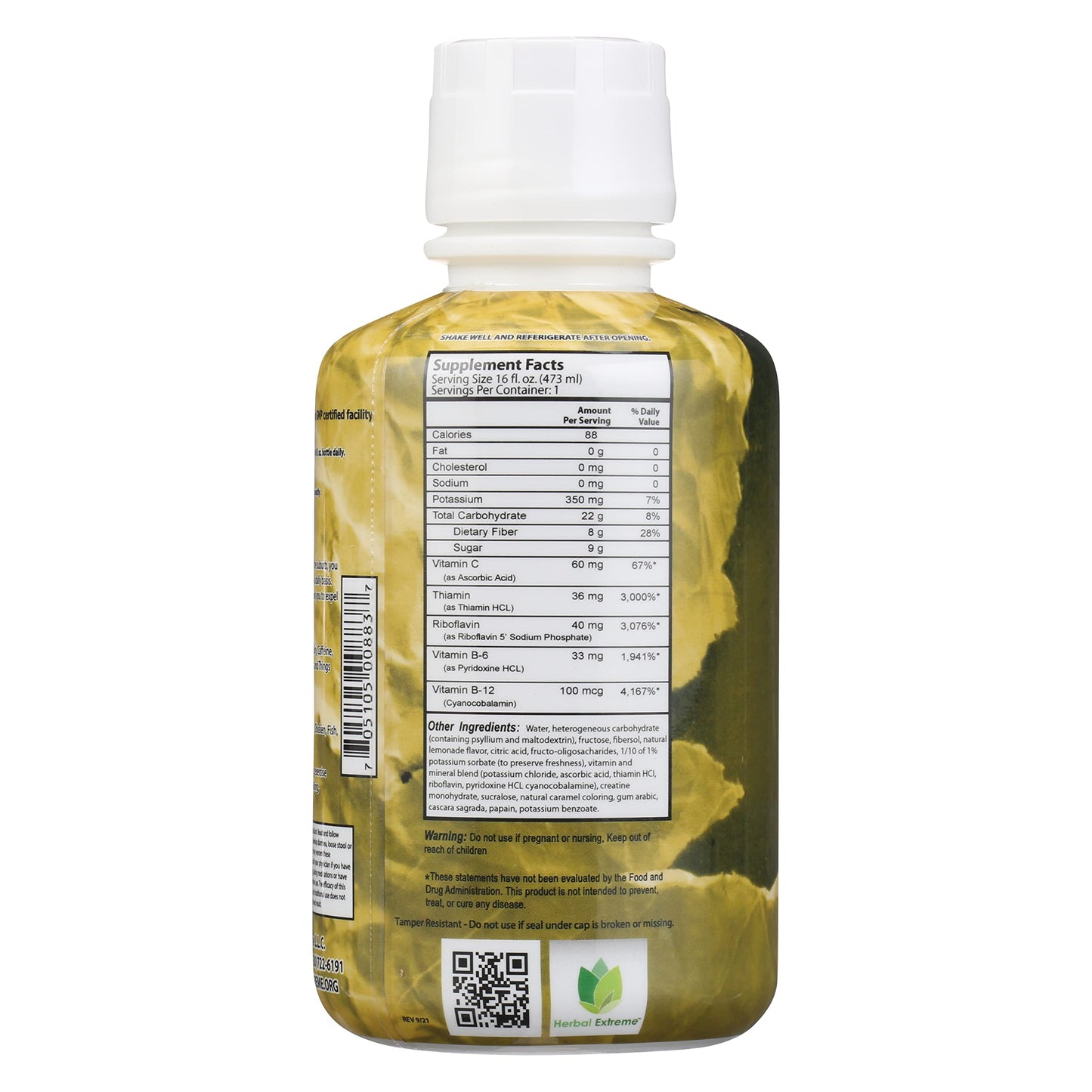 X-Pulsion by Herbal Extreme 16oz Instant Cleansing Detox Drink Twisted Lemonade