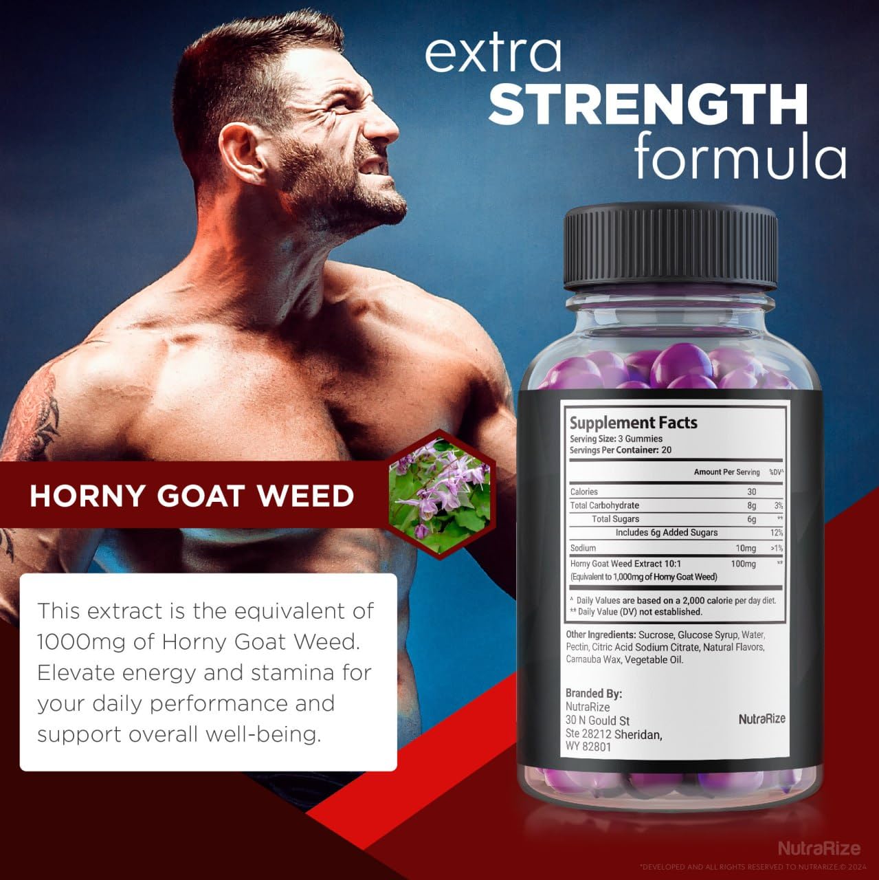 NutraRize VasoManix Gummies, Vaso Manix Classic Male Supplement, All Natural Formula for Men, Premium Gummy to Support Performance, Confidence and Overall Health, Official Reviews (60 Gummies)