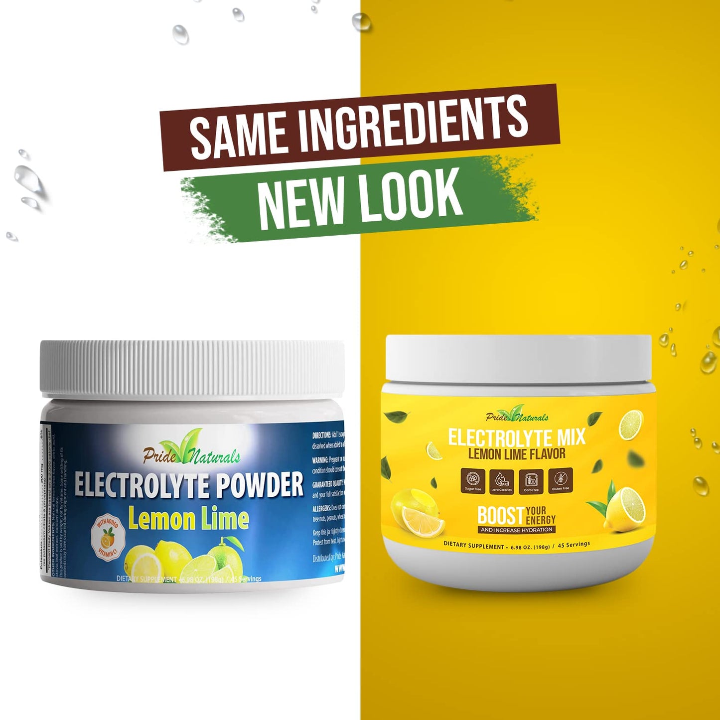 Electrolyte Powder - Refreshing Workout Recovery Electrolytes, Sugar Free, Gluten Free & Vegan, Pure Keto & Paleo Hydration Beverage, Immune Boosting Vitamins (198 Grams, Lemon Lime)