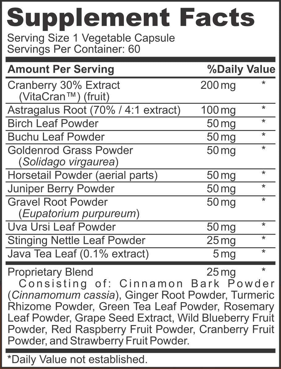 Sigmaceutical Kidney Cleanse & Kidney Supplement - Cranberry Supplement - Kidney Support Supplement - 60 Capsules
