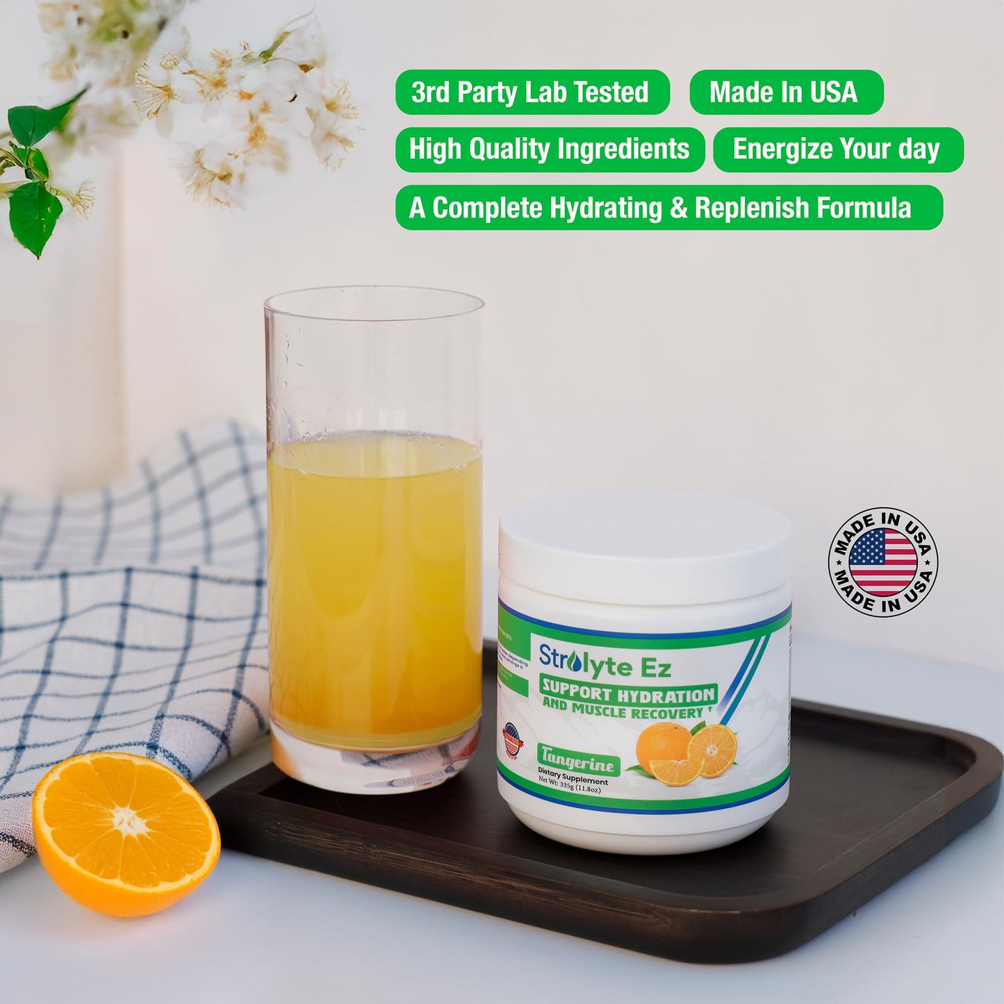 Strolyte Ez Keto Hydration | No Sugar | Electrolytes, B-Vitamins, Vitamin C, Coconut Water, L-Selenium | Himalayan Salt, Ionic Minerals | Rehydration, Recovery, Immune Support | USA-Made | 50 Servings