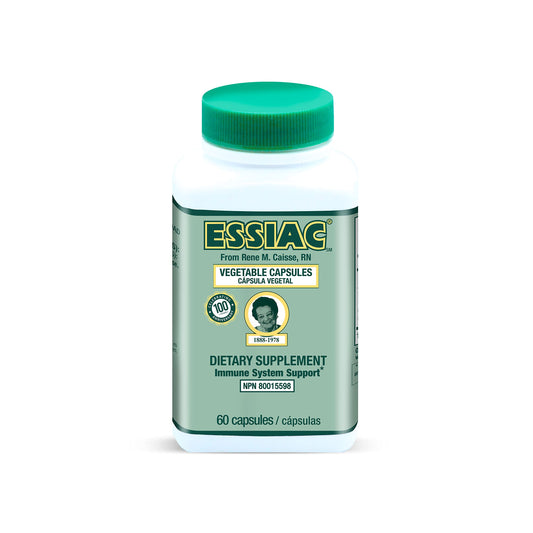 ESSIAC Tea All-Natural Herbal Extract Capsules - 60 Capsules | Powerful Antioxidant Blend to Help Promote Overall Health & Well-Being | Original Formula Since 1922