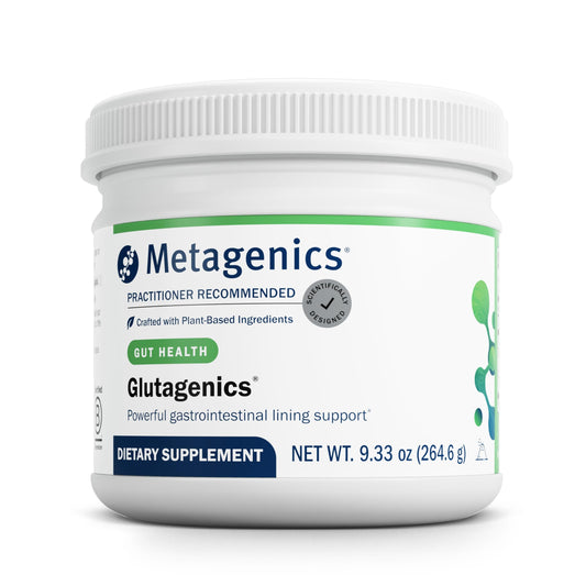 Metagenics Glutagenics - For Immune Support, Gut Health & Proper Digestion* - With L-Glutamine, Aloe Powder & DGL - Amino Acid Supplement for Men & Women - 60 Servings - 9.33 Oz