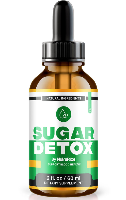 NutraRize Sugar Detox, SugarDetox Drops, 21-Day Sugar Detox Challenge, All-Natural Liquid Cleanse for Beginners, Premium Blood Formula Gotas Reviews (30 Servings)