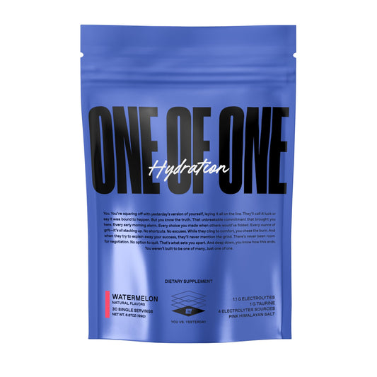 ONE of ONE Hydration Electrolyte Powder - Fast-Acting Hydration with Science-Backed Electrolytes, Essential Minerals & Vitamins - Zero Sugar, Vegan, Gluten-Free - Watermelon Flavor, 30 Servings
