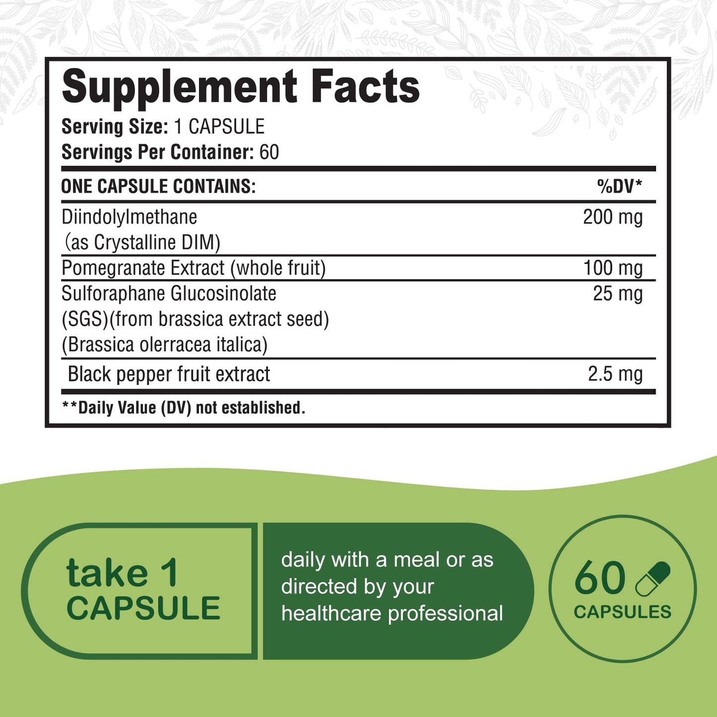 Simlike Nutraceuticals - DIM SGS +, Hormone + Detox (60 Capsules)