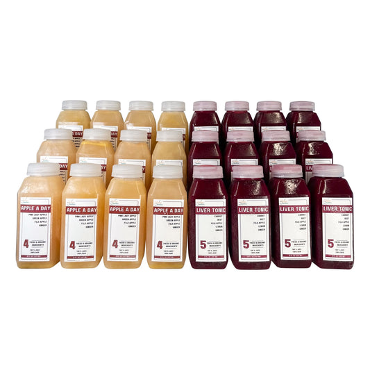 2 Day Organic Raw Liver & Colon Juice Cleanse - Lose Weight, Curve Cravings & Reboot Your System - Great for Kids Too!