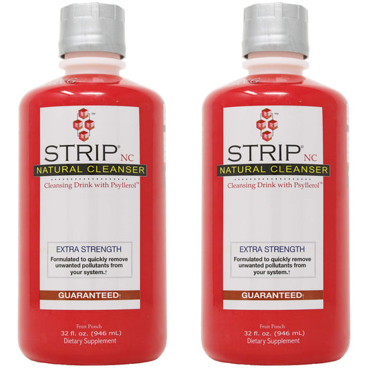 Wellgenix Strip NC Herbal Cleanse Detox Drink, Fast-Acting Body Detox, 32 Fl Oz, Premium Detoxifier for Quick Flush Toxin Removal, Extreme Cleanse Detox, Fruit Punch Flavor Liquid Formula (Pack of 2)