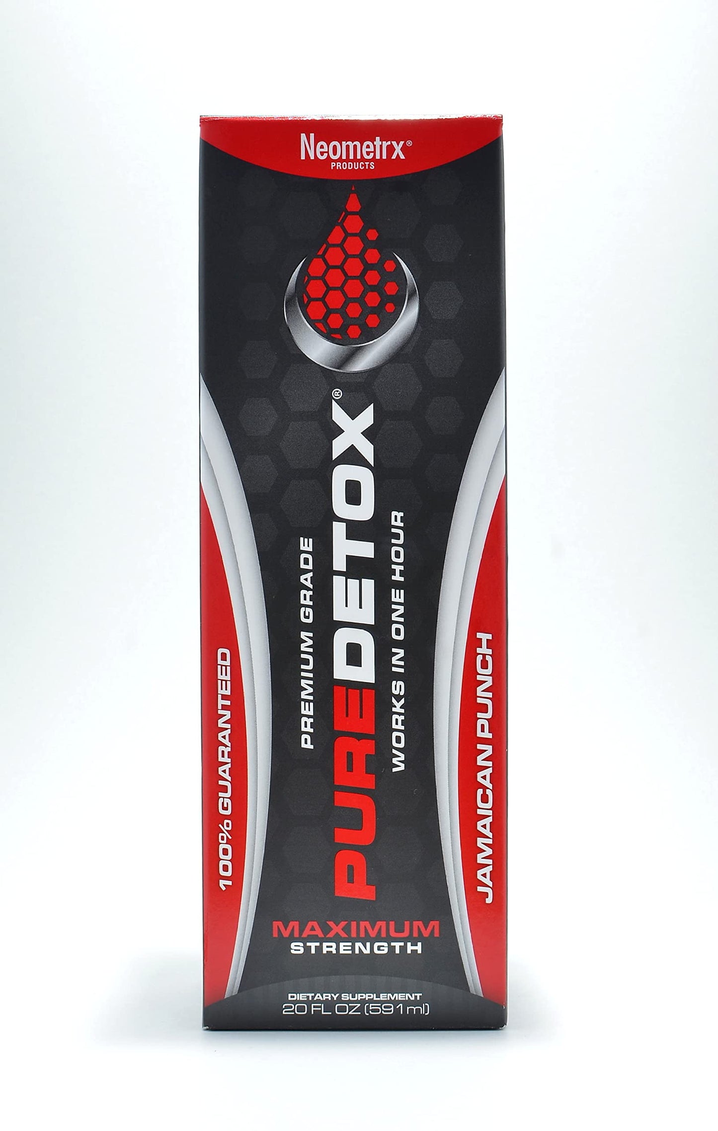 Detox Pure Neometrx Same-Day Maximum Strength Detox Drink, Jamaican Punch Flavor, 20 Fl Oz, 20 Fl Oz (Pack of 1)