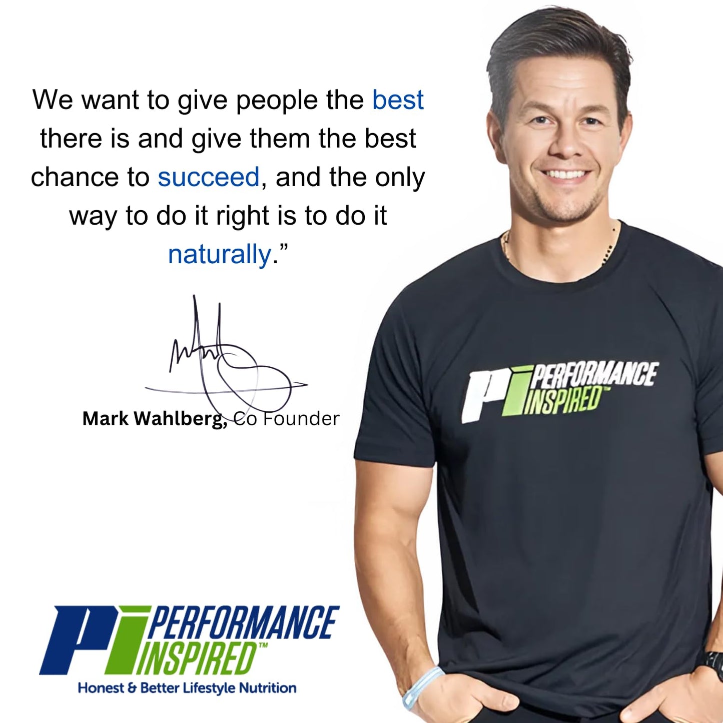 PERFORMANCE INSPIRED Nutrition WHEY Protein Powder - All Natural - 25G Protein - BCAAs - Digestive Enzymes - Fiber Packed - Natural Vanilla - 2lb