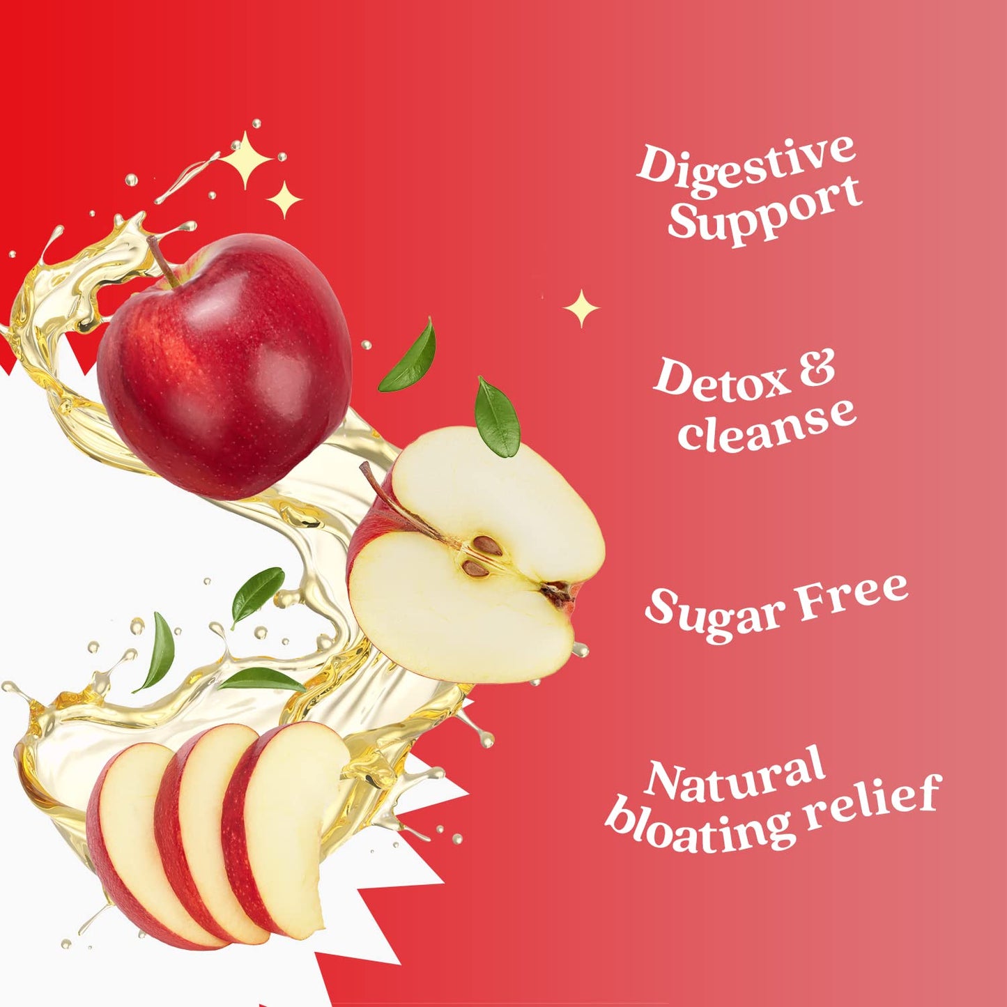 Belive Apple Cider Vinegar Gummies - ACV Gummies Without Sugar I Detox & Cleanse Digestive Health I Alternative to Capsules, Vegan, Keto Friendly, Non-GMO, Gluten Free | 60 Ct