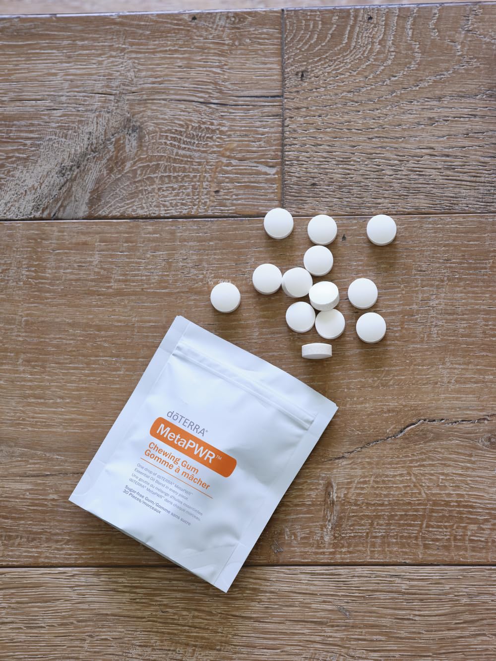 doTERRA MetaPWR Satiety Gum to Promote Mindful Eating and Appetite Control - Helps Curb Cravings - 30 Pieces