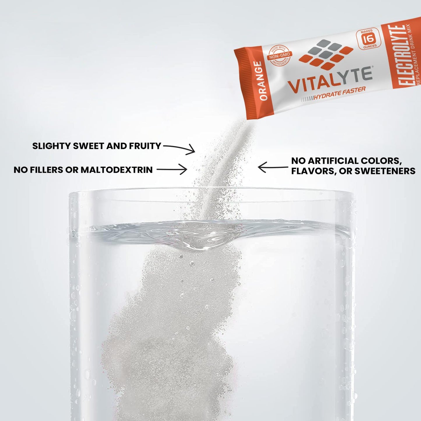 Vitalyte Electrolytes Packets Isotonic Sports Drink | Electrolytes Powder Packets Sports Nutrition Electrolyte Replacement Drinks Dehydration Relief Packets
