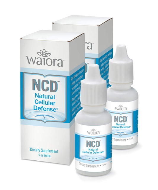 Waiora Natural Cellular Defense (NCD) Liquid Zeolite Drops, Clinoptilolite for Men & Women - Supplement for Immune, Healthy Gut Support, Cleanse, pH Balance (0.5oz Bottle, 2 Ct - 180 serv)…