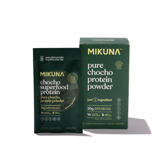 Mikuna Vegan Protein Powder (Pure Chocho, 8 Servings) - Plant Based Chocho Superfood Protein - Dairy Free Protein Powder Packed with Vitamins, Minerals & Fiber - Gluten, Keto & Lectin-Free