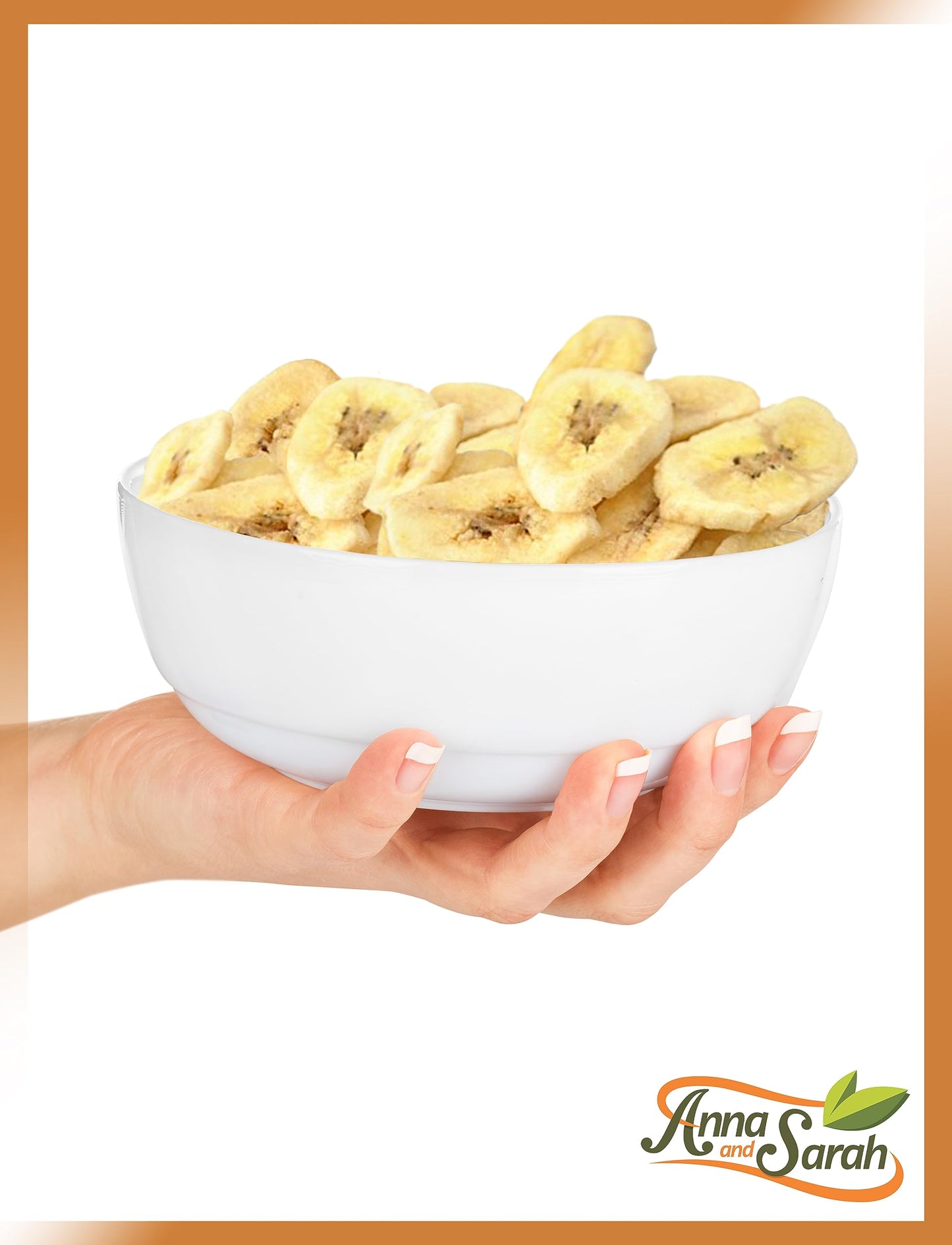 Anna and Sarah Banana Chips Sweetened 2 Lbs in Resealable Bag