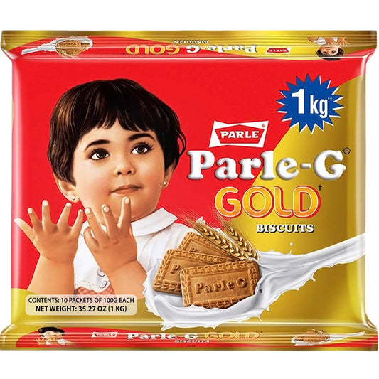 ParleG Gold Biscuits 1 KG 10 pack of 100g