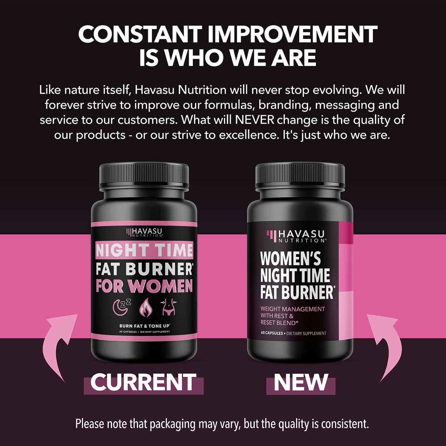 Night Time Fat Burner for Women - Appetite Suppressant for Weight Loss - 60 Count - Herbal Metabolism Booster with Melatonin for Sleep Support - Vegan, Non-GMO Capsules - 2 Month Supply