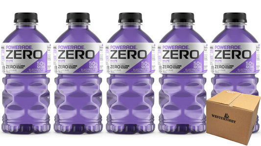 Powerade Sport Drink Bottles 28 fl oz 5 Pack Zero Grape
