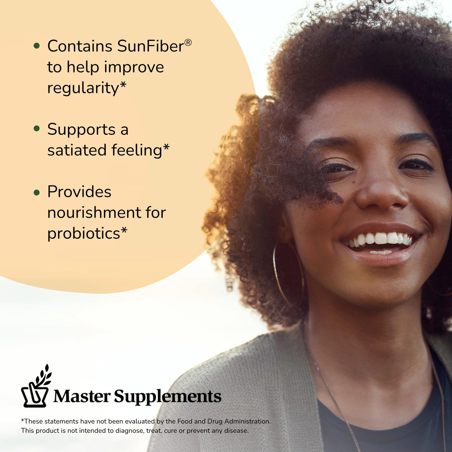 Master Supplements TruFiber - 6.35 oz, Pack of 2 - Prebiotic Fiber to Help Boost Probiotic Growth - Supports Digestive Health - Vegan, Gluten Free - 100 Total Servings