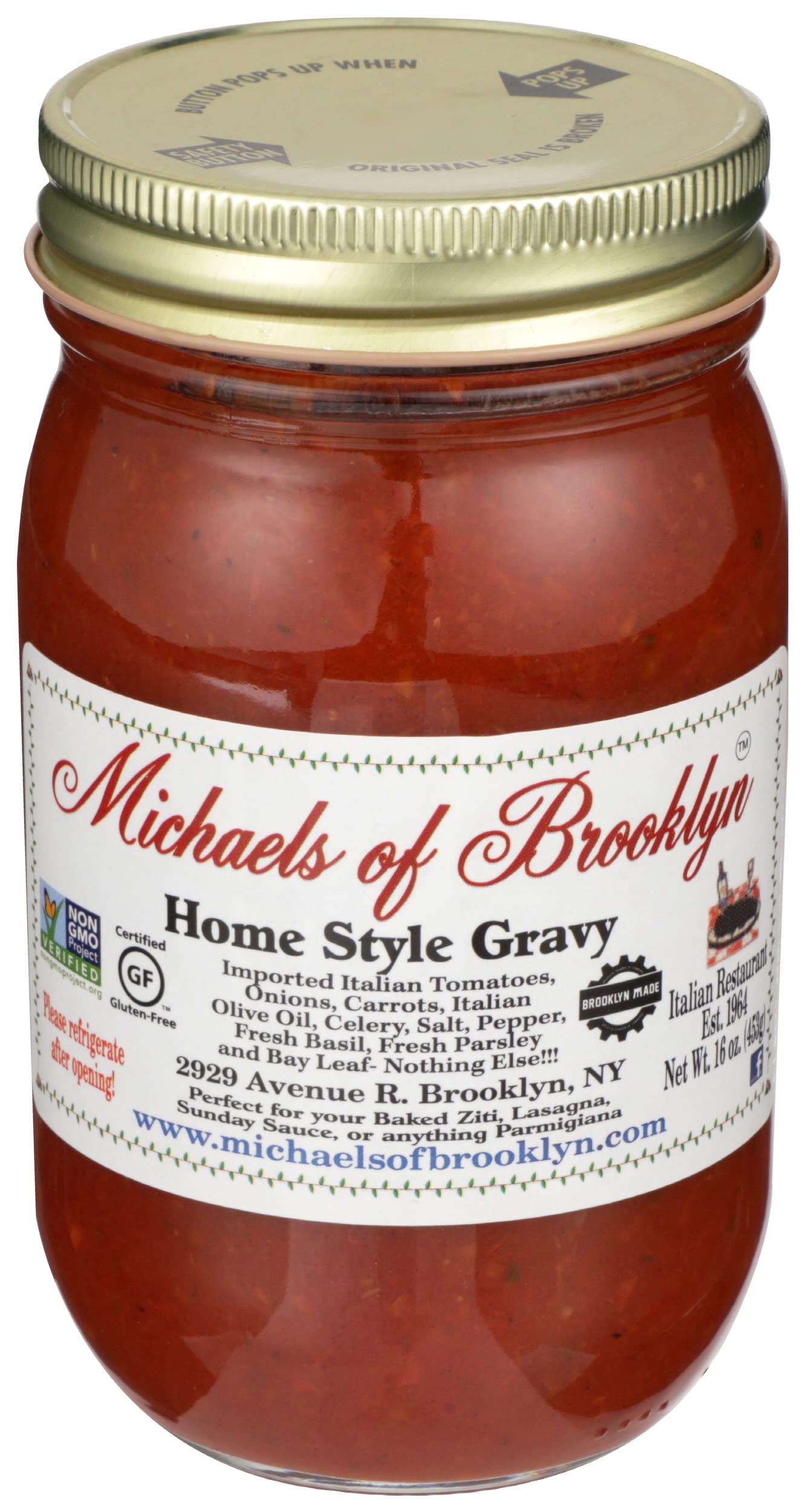 Michaels Of Bro Homestyle Gravy 16 Ounce
