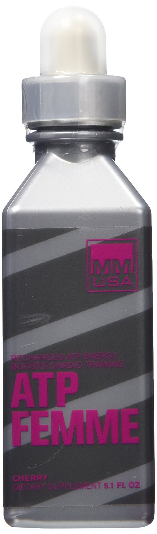 MMUSA ATP Femme Creatine Serum. Boost Workouts, Stamina & Power. No Bloating & Dehydration. Rapid Energy for Superior Performance. Lean Muscle Builder. With Amino Acids. Fast-Acting. Cherry, 5.1 Fl Oz