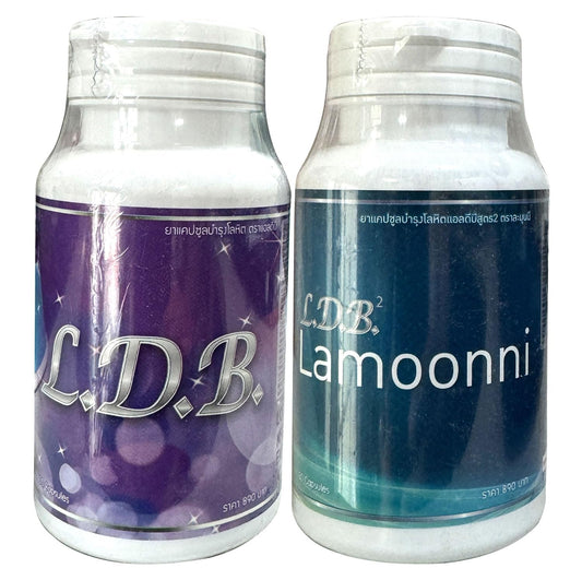 LDB LAMOONI 30 caps combo pack Female hormone phyto estrogen and Men Hormone Testosterone Blocker transgender sex change transition 100% herbal capsule pills (Ship order in 3 days!)