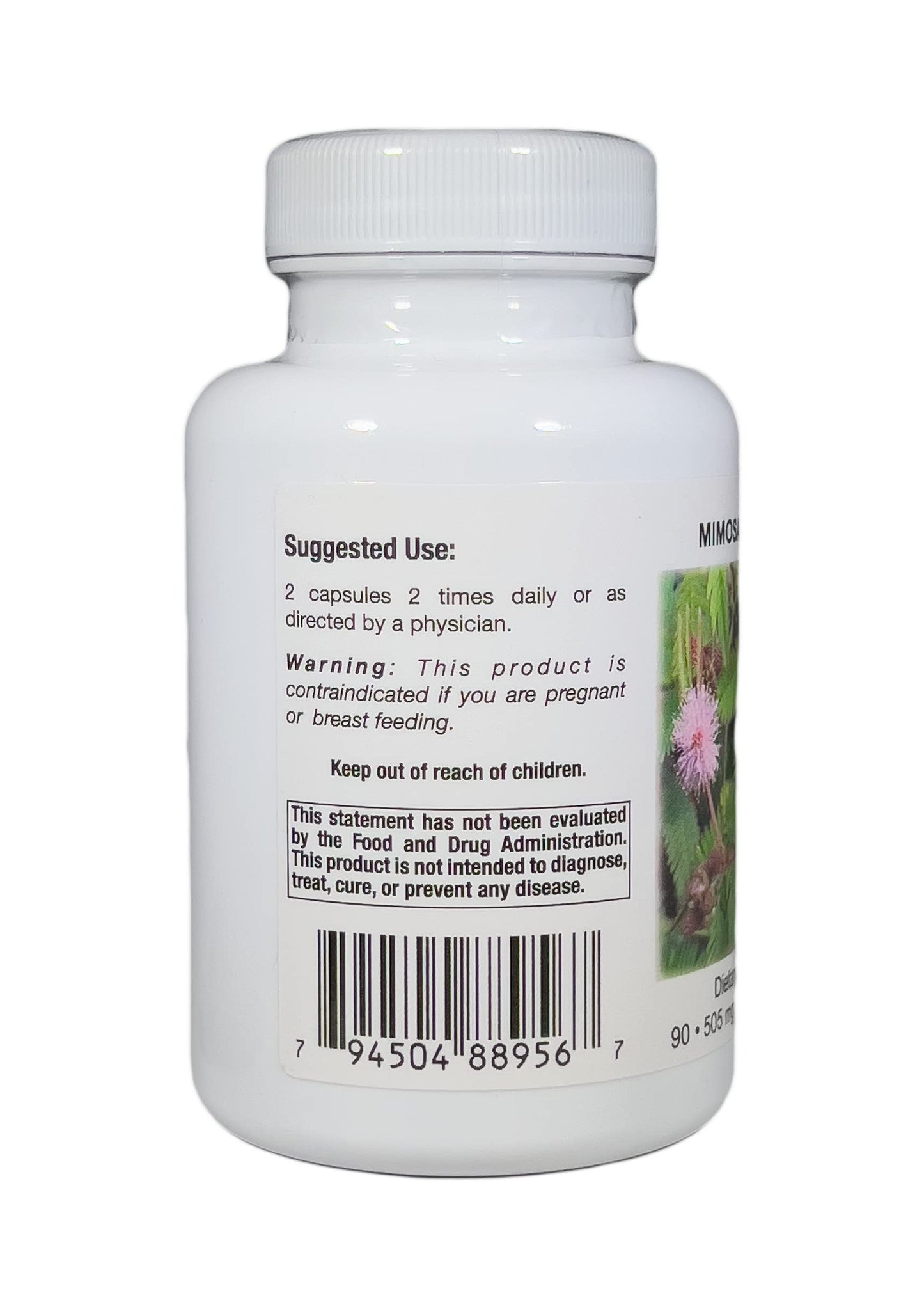 Supreme Nutrition Mimosa Supreme, 90 Pure 100% Mimosa Pudica Seed Capsules