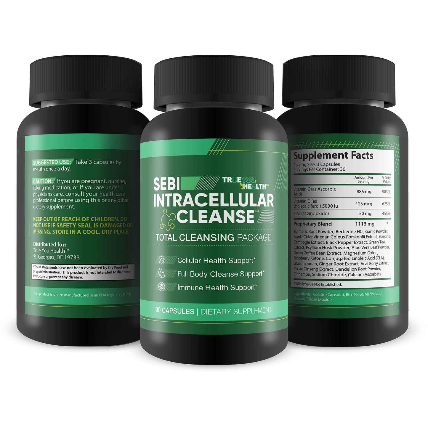 Sebi Intracellular Cleanse - Our Best Intracellular Cleanse - Herbal Cleanse - Full Body Cleanse - Colon Cleanse - Liver Cleanse - Lung Cleanse - Inspired by Dr Sebi Intracellular Cleanse
