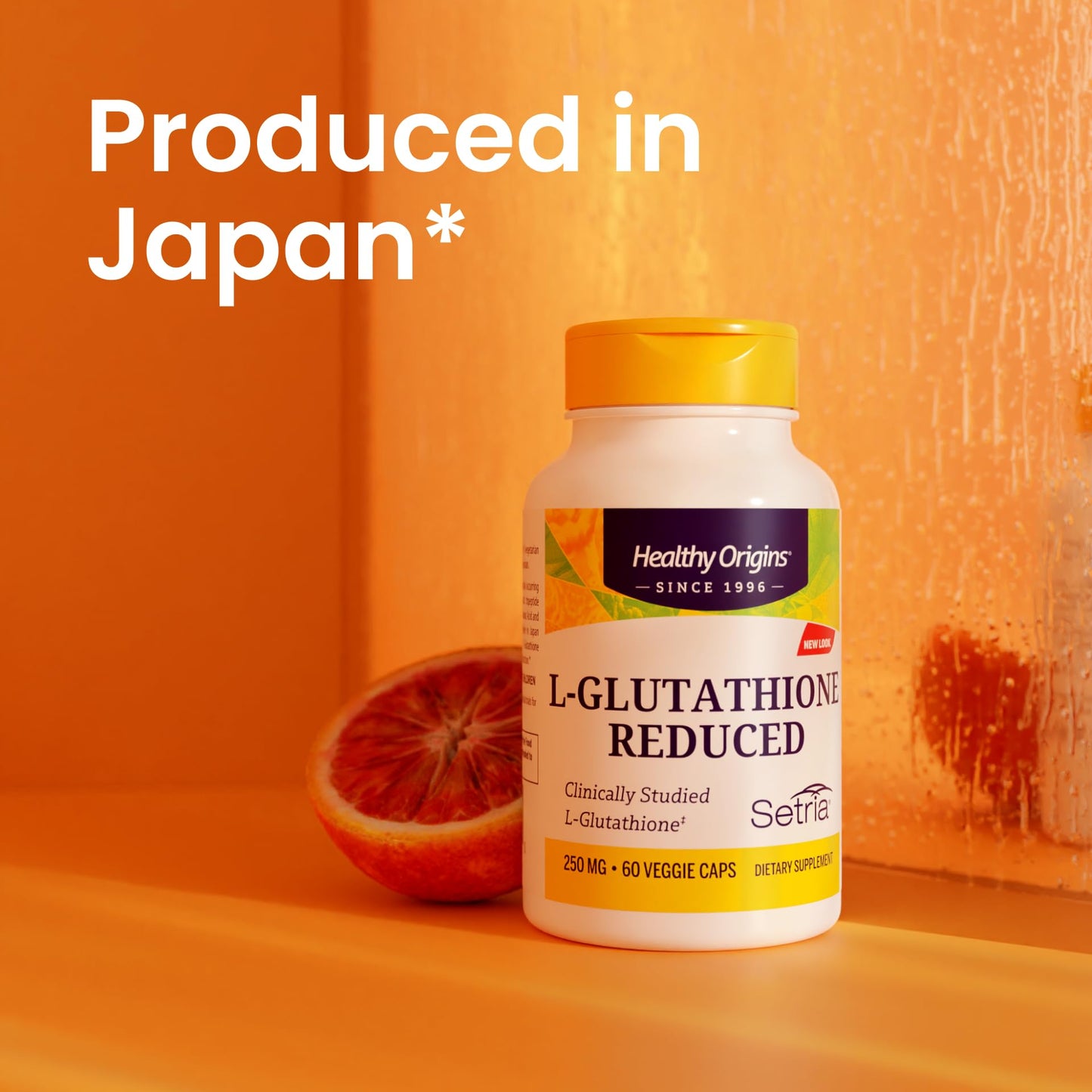 Healthy Origins L-Glutathione 250 mg (Setria, Non-GMO, Gluten Free, Antioxidant, Immune Support, Skin Support), 150 Veggie Caps