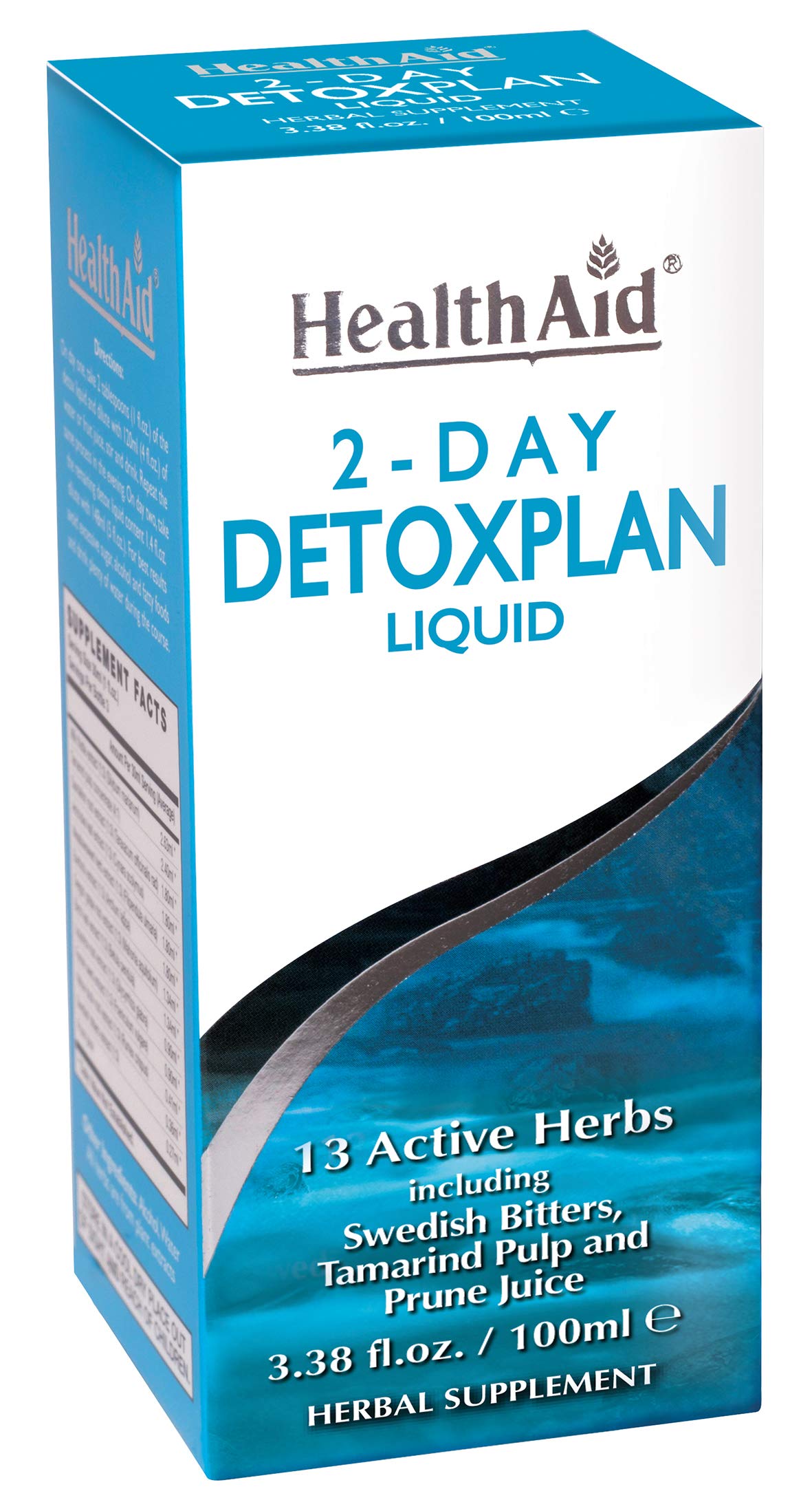 HealthAid 2 Day Detox with 13 Active Herbs, Helps Remove Toxins and Maintain Healthy Body Function