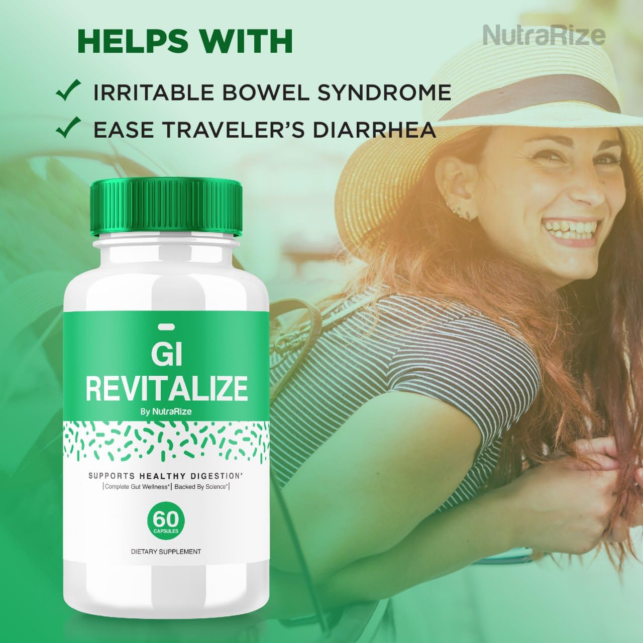 GI Revitalize Capsules - GI Revitalize Pro Pills to Support Healthy Digestion, GI Revitalized Advanced Formula for Gut Health, G I Revitalizer Maximum Strength Supplement Reviews (60 Capsules)