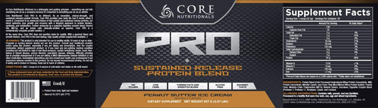 Core Nutritionals Core PRO - 29 Servings - Peanut Butter Ice Cream