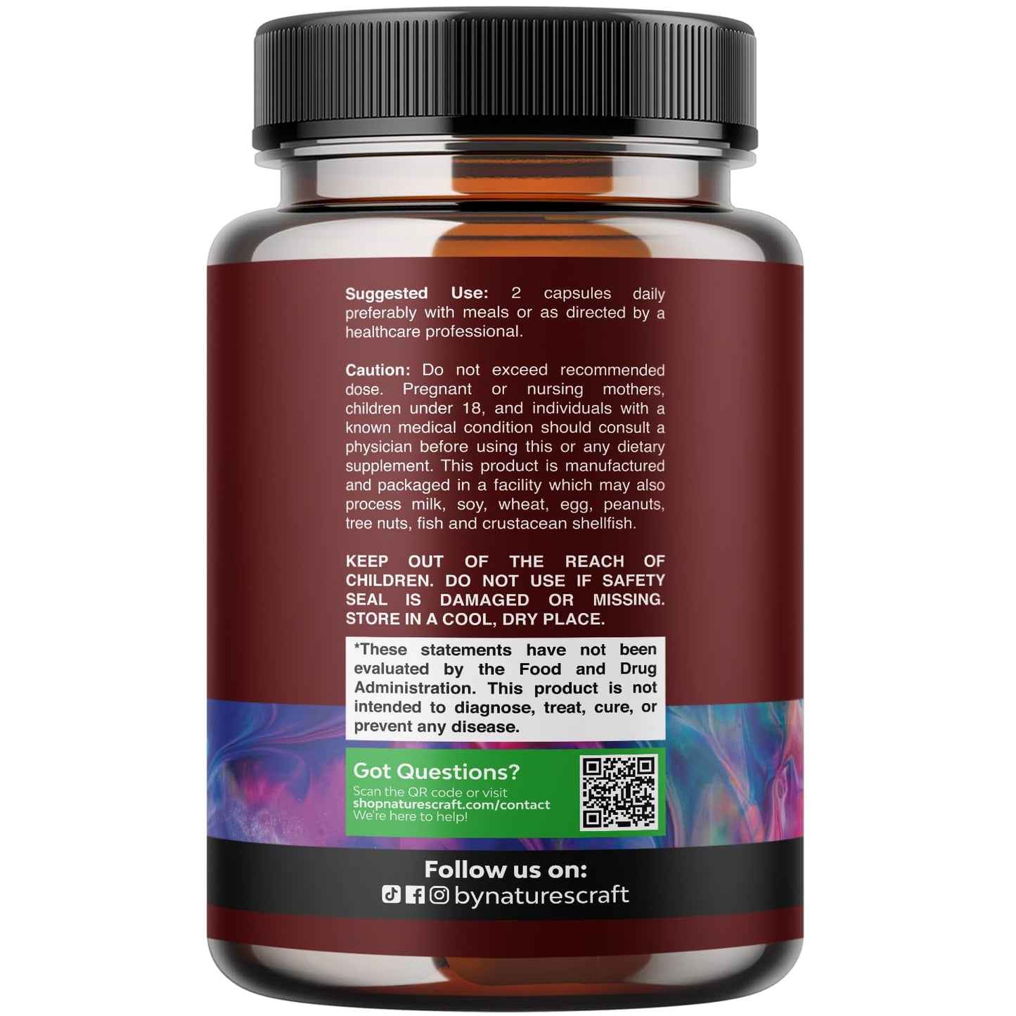 Uric Acid Cleanse and Detox Capsules - Turmeric, Tart Cherry & Celery Seed Supplement for Men and Women - Essential Daily Uric Acid Flush for Gout, Joints Support & Kidney Cleanser for Adults - 120 Ct