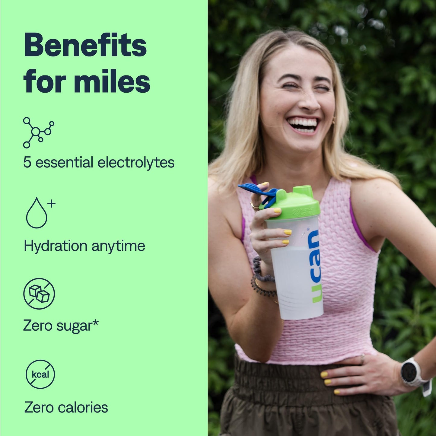 UCAN Hydrate Electrolyte Drink Mix (Berry, 30 Servings) Sugar-Free, Keto-Friendly, Vegan, Non-GMO, Gluten-Free Electrolyte Powder with Potassium & Magnesium for Runners & Athletes