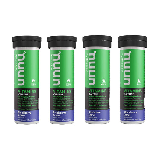 Nuun Vitamins + Energy: Blackberry Citrus Daily Supplement (4 Tubes of 12 Tabs)4
