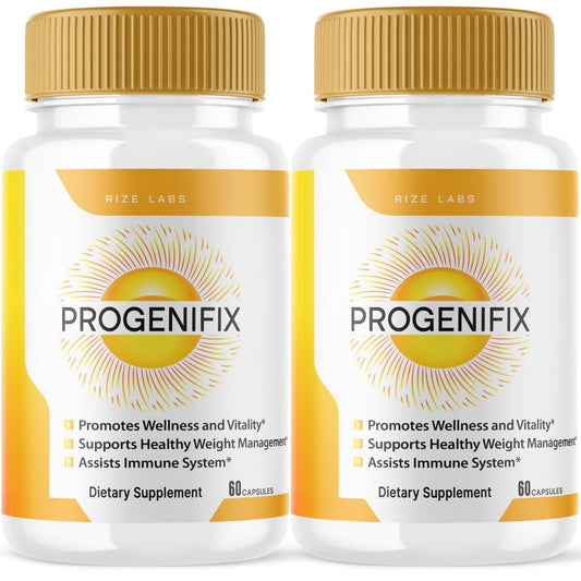 rize labs (2 Pack) Progenifix Weight Loss Supplement, Progenifix Capsules Total Body Wellness, Progenifix Healthy Lifestyle for Happier Life, Progenifix Reviews (120 Capsules)