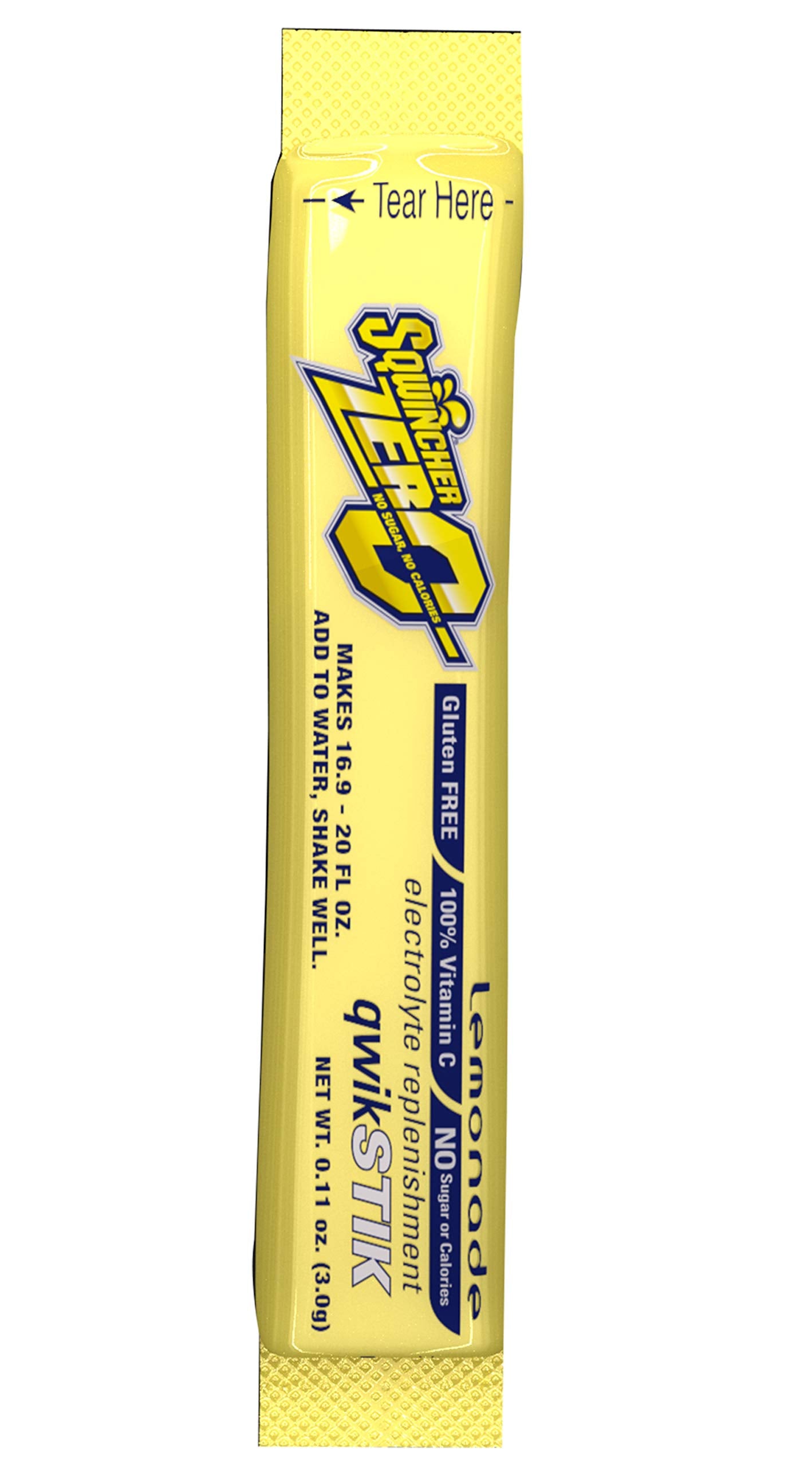 Sugar Free Sports Drink Mix Powder, Lemonade 0.11 oz., PK50