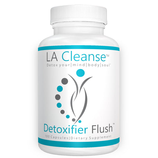 LA Cleanse Detoxifier Flush Detox Supplements - 100 Capsules - 137.5 mg Goldenseal Root with Burdock Root Powder, Yellow Dock Root, & Milk Thistle Seed - Body Cleanse Detox for Women and Men