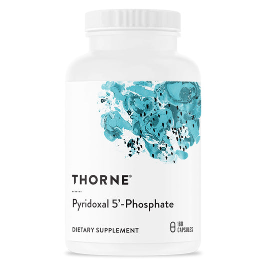 THORNE Pyridoxal 5'-Phosphate - Bioactive Vitamin B6 (Pyridoxine) Supplement for Energy Production and Neurotransmitter Synthesis* - 180 Capsules