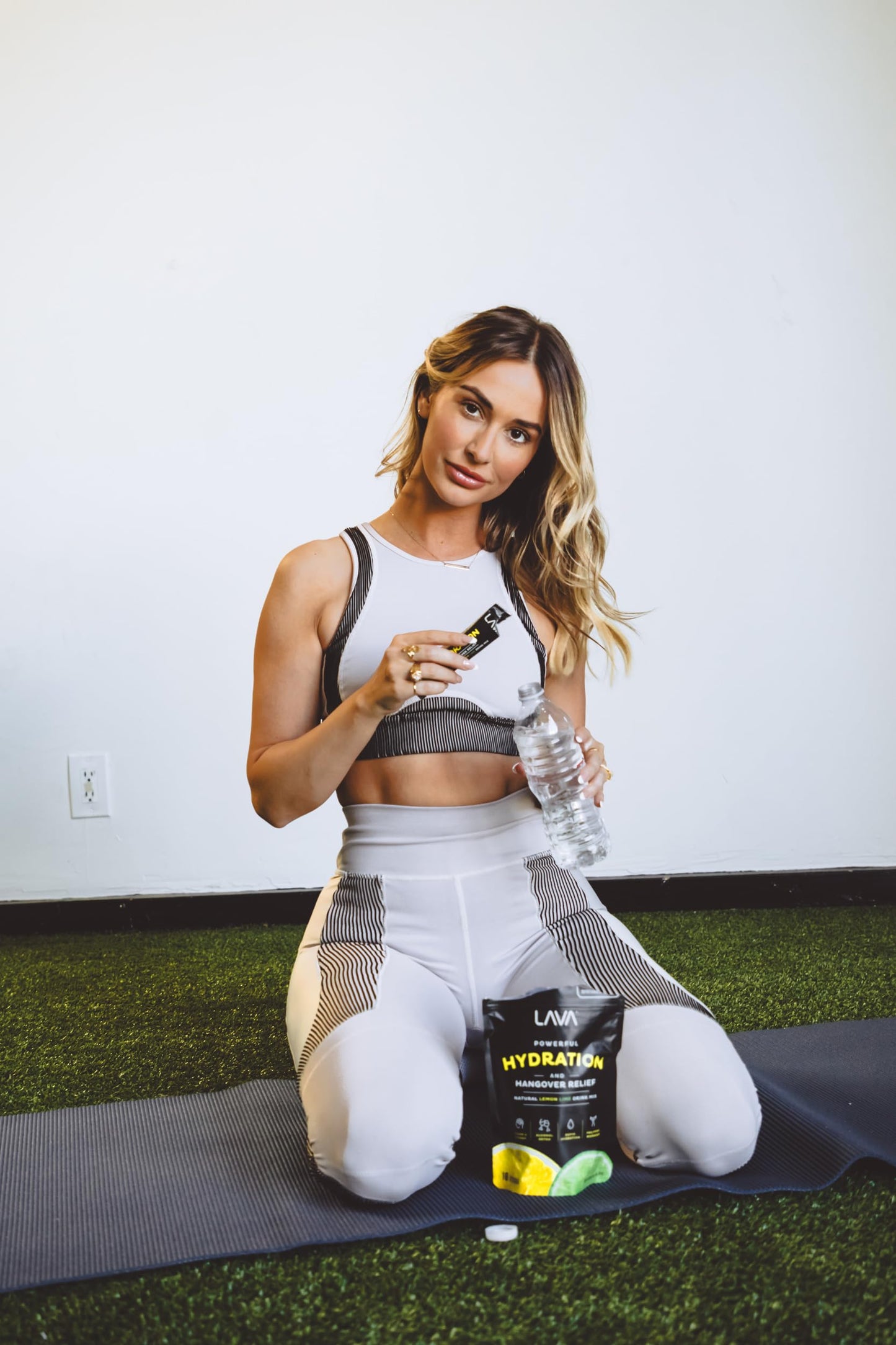 LAVA Morning Recovery | Electrolyte Powder Drink Mix | Lemon Lime Hydration Powder Packets | Low Sugar, Gluten Free, Non-GMO | 16 Sticks