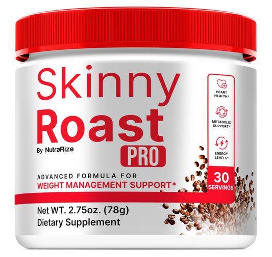 Skinny Roast Pro - Premium Powder Formula for Overall Health & Fitness, SkinnyRoast Pro to Support Healthy Lifestyle & Maintain Energy, Official Skinny Roast Pro In A Jar Review (30 Servings)