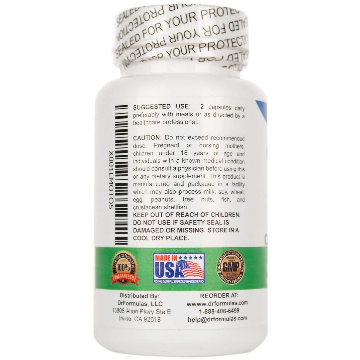DrFormulas Gut Cleanse for Women, Men, Kids with Nexabiotic Probiotics, Oregano, Digestive Enzymes, 60 Capsules (Not Cream)