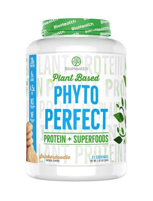 Phyto Perfect Snickerdoodle (2lb) | Vegan Protein Plus Superfoods | Protein Plus Organic Veggies and Organic Fruits
