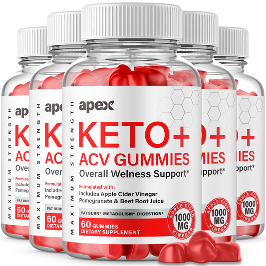 (5 Pack) Apex Keto Gummies Apex Keto ACV Gummies Advanced Formula Apex Keto Apple Cider Vinegar Gummies Gummy (300 Gummies)