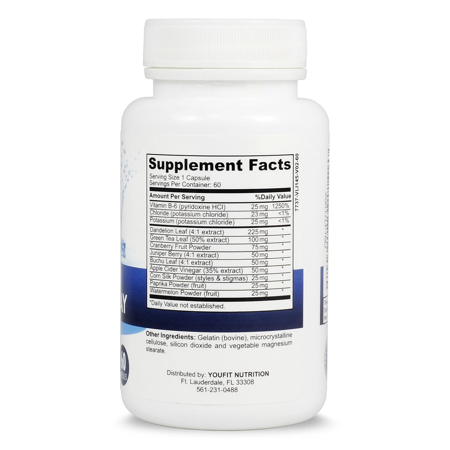 Water Pills for Fluid Balance Support - Herbal Supplement for Bloating, Natural Diuretics for Water Retention and Edema Relief in Legs and Feet - Maximum Strength Formula 60 Capsules