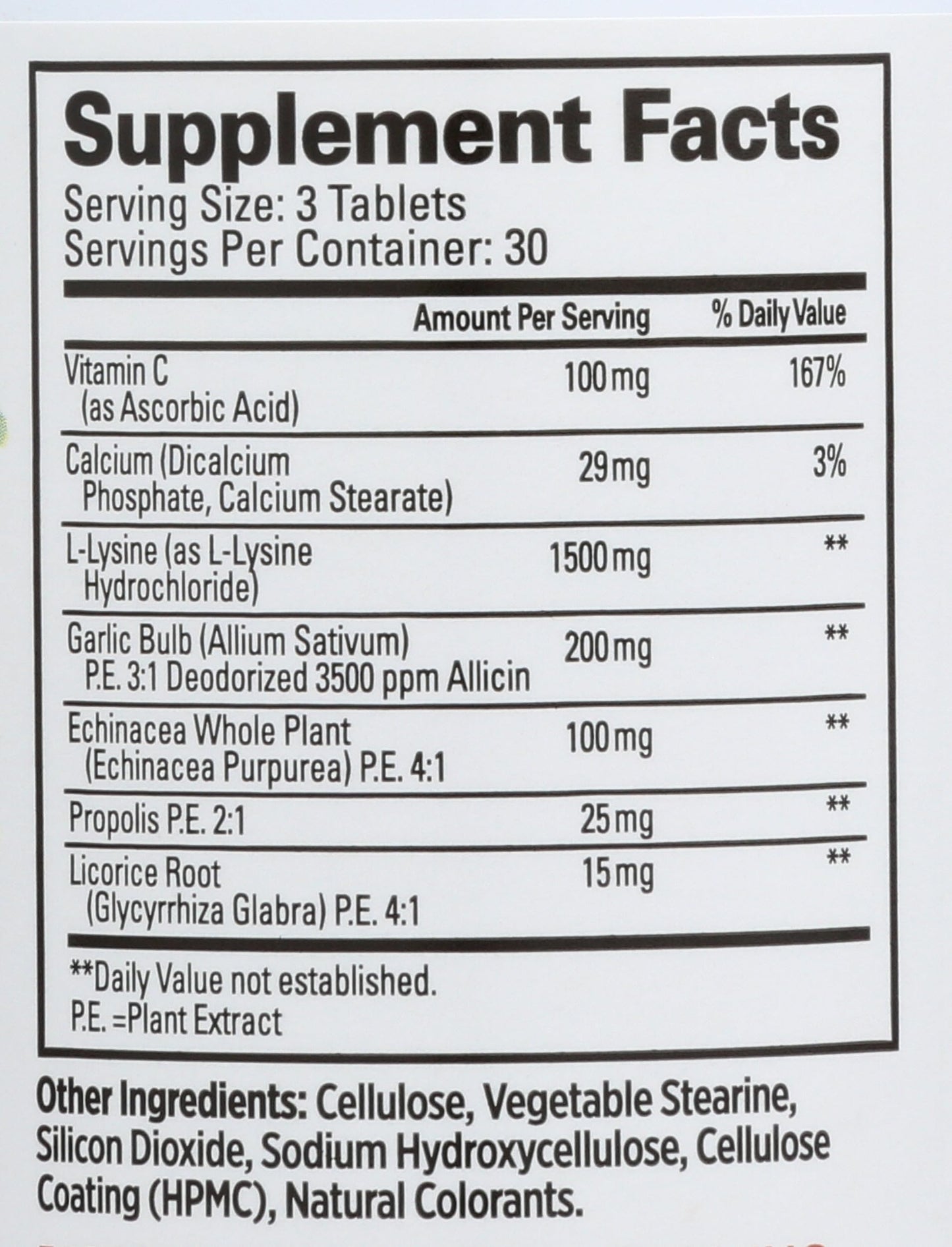 QUANTUM RESEARCH Super Lysine + Tablet, 0.93 Pounds
