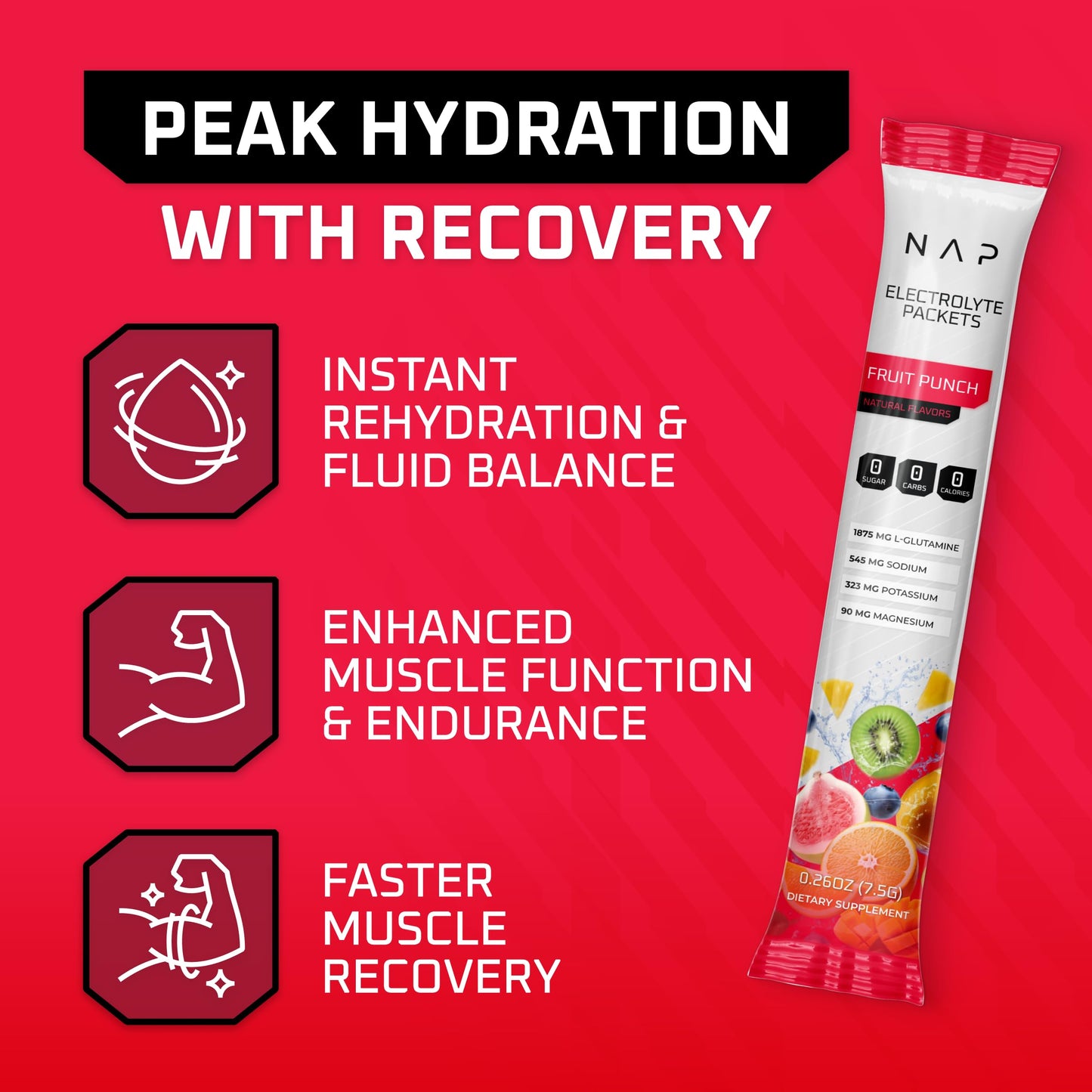 New Age Performance Hydration Packets, Electrolytes Powder, Liquid Enhancer for Dehydration Relief, L-Glutamine Amino Acids for Muscle Workout Recovery, Sugar Free & 0 Calorie, 16 Sticks (Fruit Punch)