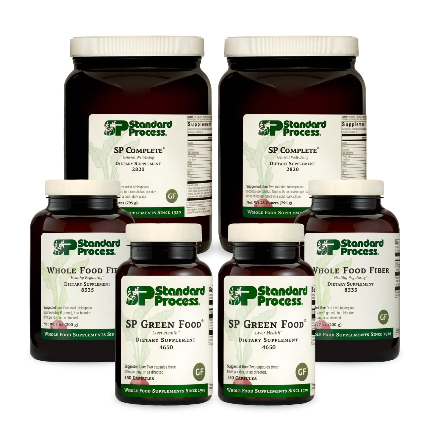 Standard Process Purification Kit with SP Complete and Whole Food Fiber - Detox and Liver Support with Milk Thistle, Whey Protein, Fiber, Choline, and Calcium