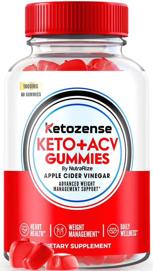 Ketozense Keto ACV Gummies - Ketozense Ketozene Official, Keto Zense ACV Gummies for Advanced Weight Loss, Premium Formula, Keto + ACV Gummy, Keto Zense Gomitas Reviews (60 Gummies)